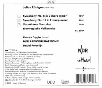 CD NDR Radiophilharmonie: Symphonies 8 & 15 • Variationen Über Eine Norwegische Volksweise