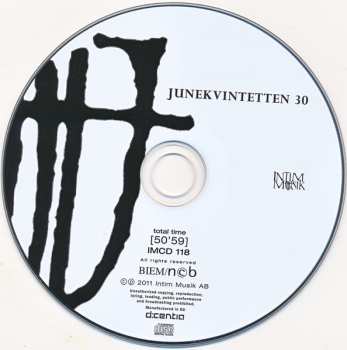 CD Junekvartetten: Junekvintetten 30 DIGI
