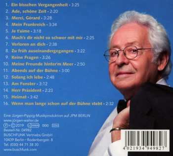 CD Jürgen Walter: Ein Bisschen Vergangenheit