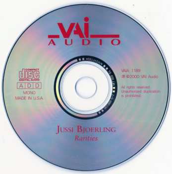 CD Jussi Björling: Rarities