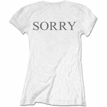 Marchandises Justin Bieber: Dámské Tričko Sorry Dámské  S