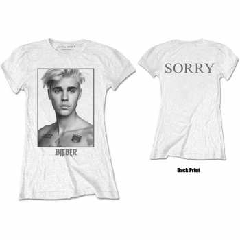 Marchandises Justin Bieber: Dámské Tričko Sorry Dámské  S