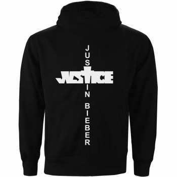Marchandises Justin Bieber: Justin Bieber Unisex Pullover Hoodie: Justice (back Print) (small) S