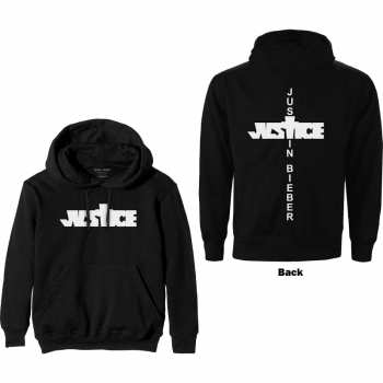 Marchandises Justin Bieber: Justin Bieber Unisex Pullover Hoodie: Justice (back Print) (small) S