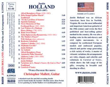 CD Justin Holland: Guitar Works And Arrangements