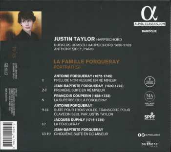 CD Justin Taylor: La Famille Forqueray: Portrait(s)