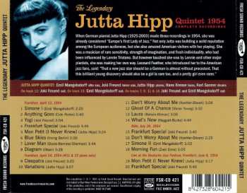 CD Jutta Hipp Quintet: The Legendary Jutta Hipp Quintet: Frankfurt Special - 1954