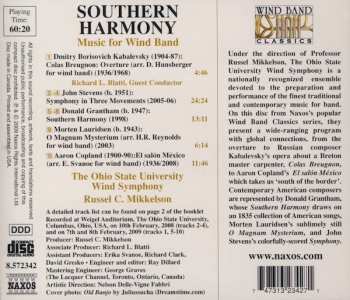 CD Aaron Copland: Southern Harmony