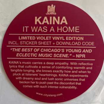 LP Kaina Castillo: It Was A Home CLR | LTD