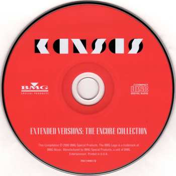 CD Kansas: Extended Versions: The Encore Collection