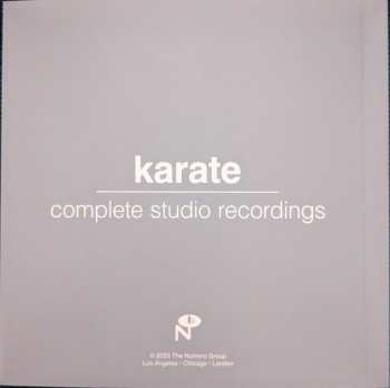 8CD/Coffret Karate: Complete Studio Recordings