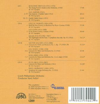 4CD/Coffret The Czech Philharmonic Orchestra: Ančerl's Contemporaries
