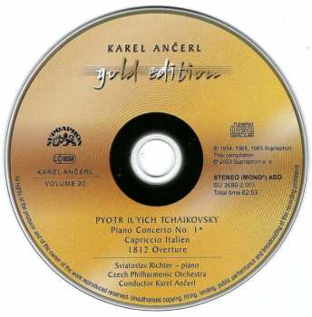CD The Czech Philharmonic Orchestra: Piano Concerto No. 1 / Capriccio Italien / 1812 - Overture