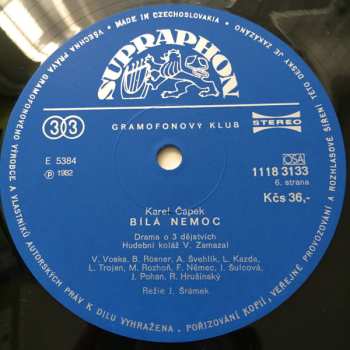 3LP Karel Čapek: Bílá Nemoc