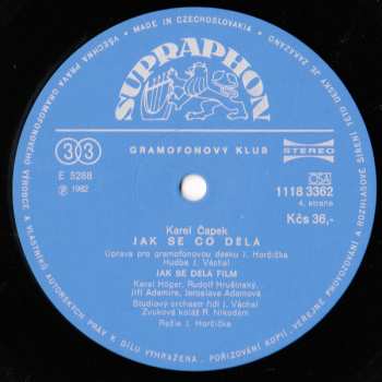 2LP Karel Čapek: Jak Se Co Dělá