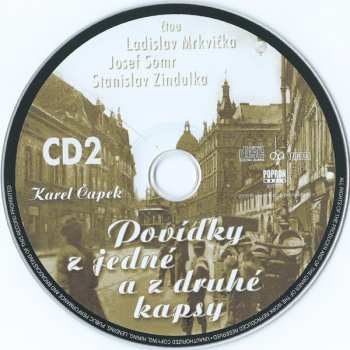 2CD Karel Čapek: Povídky Z Jedné A Z Druhé Kapsy