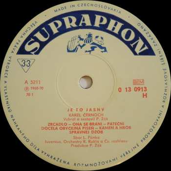 LP Karel Černoch: Je To Jasný