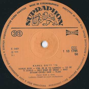 LP Karel Gott: '76