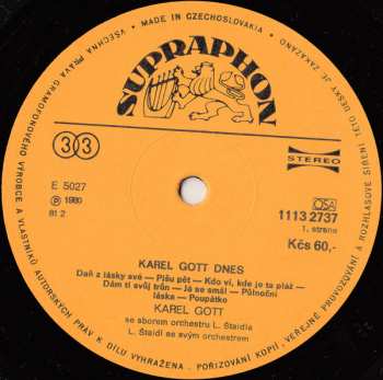 LP Karel Gott: Karel Gott Dnes