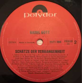 LP Karel Gott: Schätze Der Vergangenheit