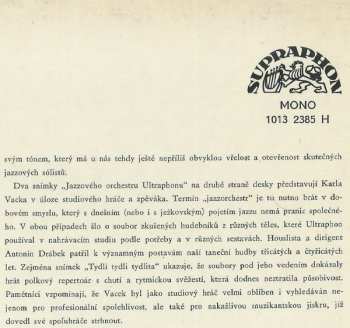 LP Karel Vacek: Tak Hrál A Zpíval Karel Vacek