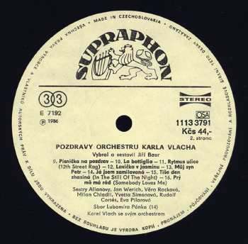 2LP Karel Vlach Orchestra: Pozdravy Orchestru Karla Vlacha 1947-1982 (2xLP + BOOKLET)