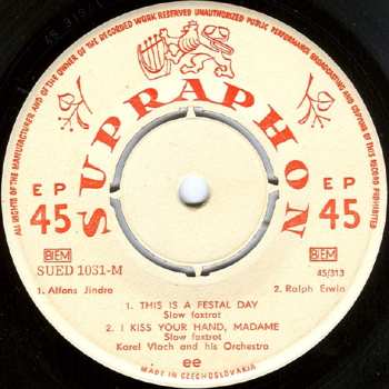 SP Karel Vlach Orchestra: This Is A Festal Day