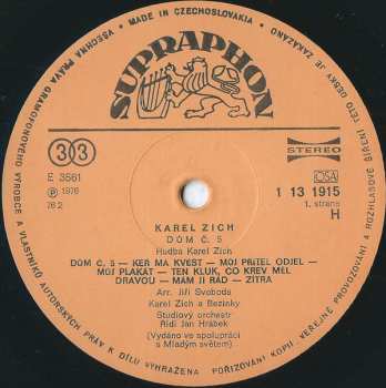 LP Karel Zich: Dům Č. 5