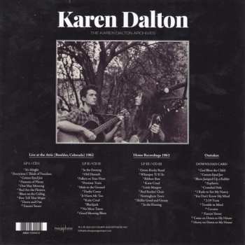 4LP/3CD/Coffret Karen Dalton: Recording is the Trip – The Karen Dalton Archives CLR