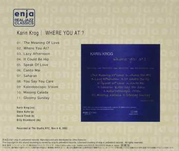 CD Karin Krog: Where You At?