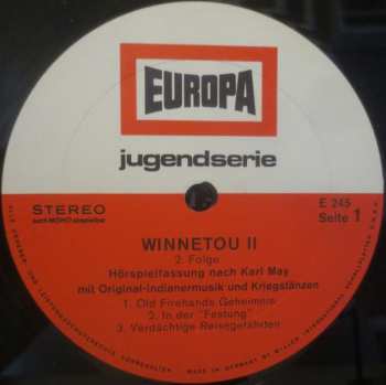 LP Karl May: Winnetou II 2. Folge