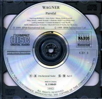 2CD Richard Wagner: Parsifal  (The Complete Karl Muck Parsifal Recordings, 1927-8)