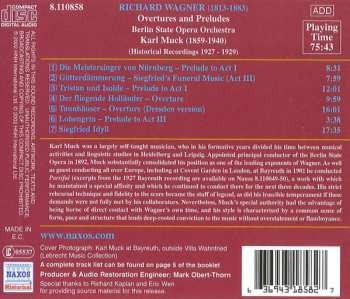 CD Richard Wagner: Wagner Overtures And Preludes