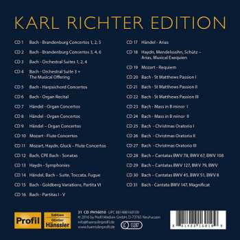 31CD/Coffret Johann Sebastian Bach: Karl Richter Edition