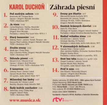 CD Karol Duchoň: Záhrada Piesní