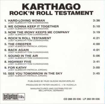 CD Karthago: Rock'n Roll Testament
