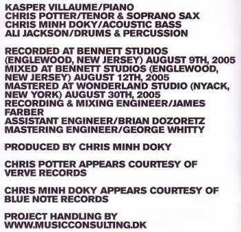 CD Kasper Villaume: Hands