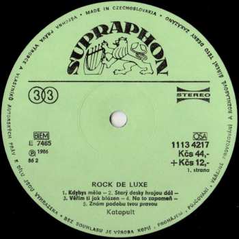 LP/SP Katapult: Rock De Luxe