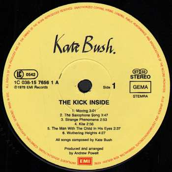 LP Kate Bush: The Kick Inside