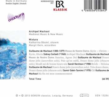 CD Guillaume de Machaut: Archipel Machaut - Medieval Music & New Music
