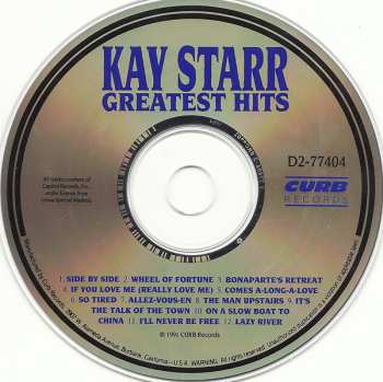 CD Kay Starr: Greatest Hits