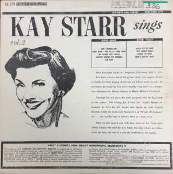 LP Kay Starr: Kay Starr Sings Volume 2