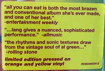 LP k.d. lang: All You Can Eat CLR