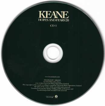 3CD/SP/Coffret Keane: Hopes And Fears 20 DLX | LTD
