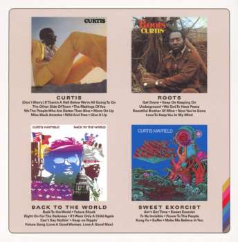 4CD/Coffret Curtis Mayfield: Keep On Keeping On: Curtis Mayfield Studio Albums 1970-1974
