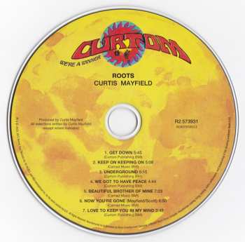 4CD/Coffret Curtis Mayfield: Keep On Keeping On: Curtis Mayfield Studio Albums 1970-1974