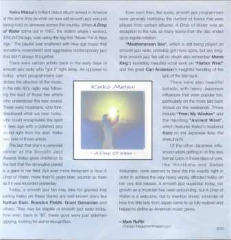 CD Keiko Matsui: A Drop Of Water