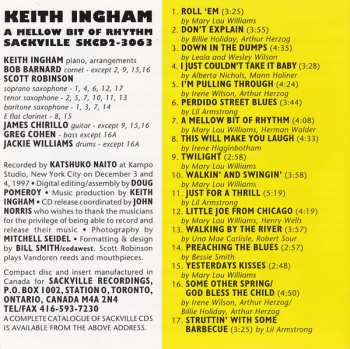 CD Keith Ingham: A Mellow Bit Of Rhythm