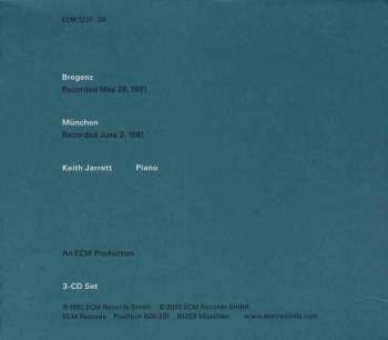 3CD Keith Jarrett: Concerts (Bregenz München)