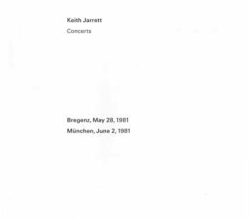 3CD Keith Jarrett: Concerts (Bregenz München)